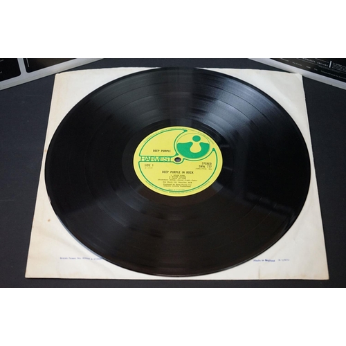 333 - Vinyl - 2 Deep Purple LPs to include In Rock (Harvest SHVL 777) The Gramophone Co Ltd to rim, No EMI... 