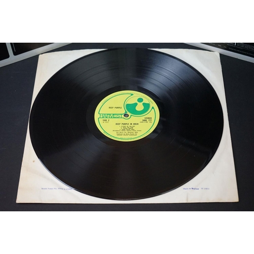 333 - Vinyl - 2 Deep Purple LPs to include In Rock (Harvest SHVL 777) The Gramophone Co Ltd to rim, No EMI... 