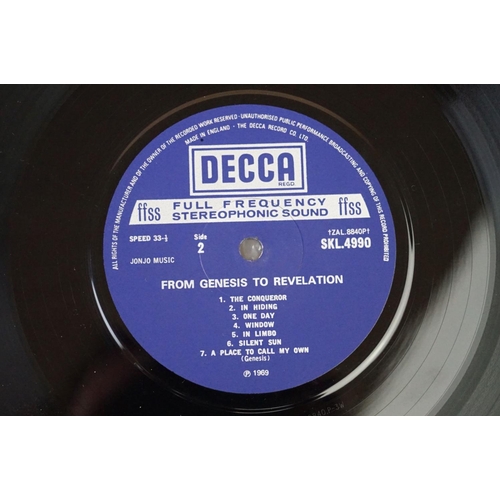 337 - Vinyl - Genesis From Genesis To Revelation on Decca SKL 4990 silver & blue labels, lyric sheet intac... 