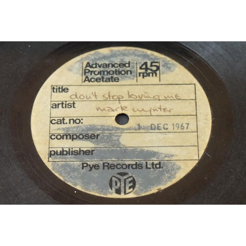 73 - Vinyl - 2 1967 advance promo acetates on Pye Records to include James Brown Get It Together Pt 1 & 2... 