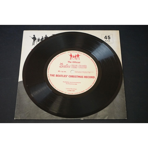 76 - Vinyl - The Beatles Another Christmas Record flexidisc 1964 (Lyntone 757).  Vg+