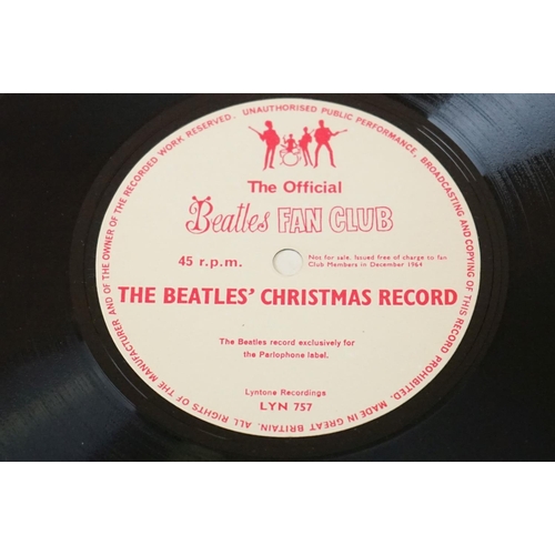 76 - Vinyl - The Beatles Another Christmas Record flexidisc 1964 (Lyntone 757).  Vg+