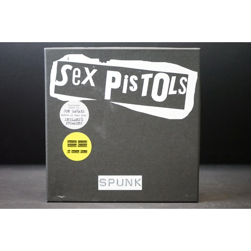 79 - Vinyl - Sex Pistols Spunk on Castle Music CMXBX1534.  Ltd edition yellow vinyl box set.  Ex