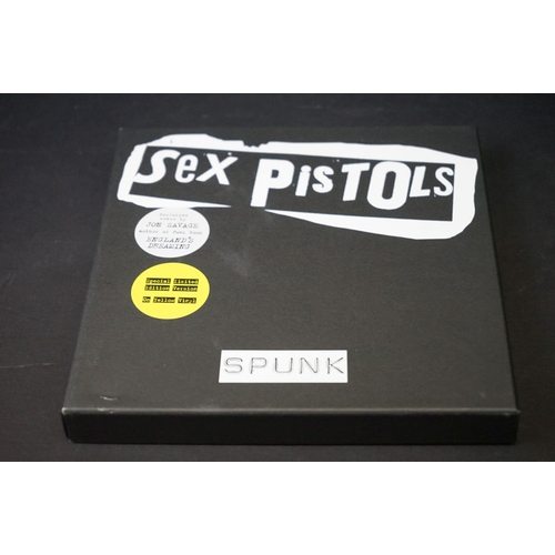 79 - Vinyl - Sex Pistols Spunk on Castle Music CMXBX1534.  Ltd edition yellow vinyl box set.  Ex