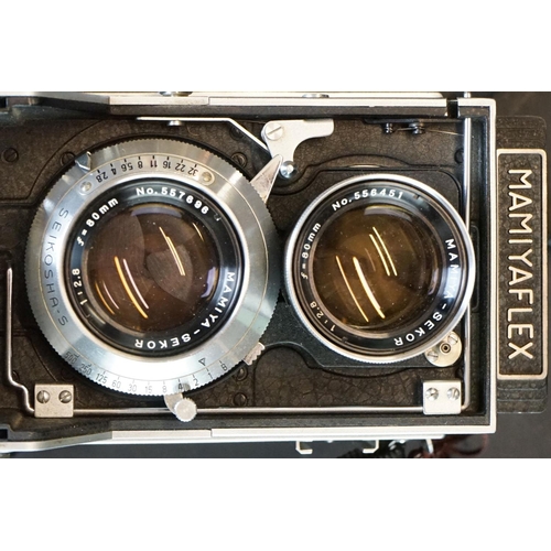 371 - Mamiya Flex C Professional Medium Format Camera with accessories