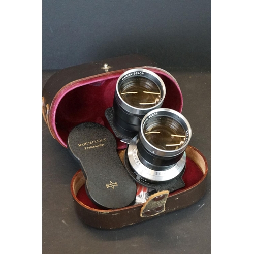 371 - Mamiya Flex C Professional Medium Format Camera with accessories