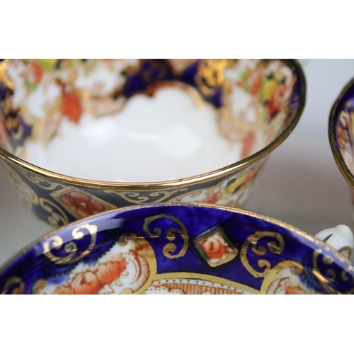 47 - Late 19th Century Victorian Royal Albert Imari tea wares including two styles close in design. Sixte... 