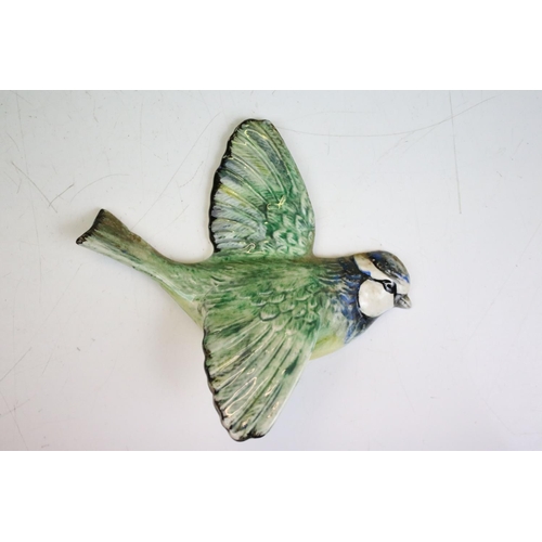 62 - Set of three Beswick blue tit wall plaques. Each having hand painted details. All having Beswick sta... 