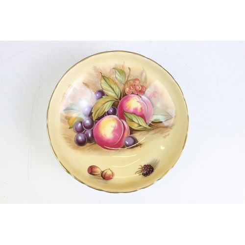 78 - Collection of late 20th Century Aynsley ceramics to include vase, plate, dish bowl, and small vase. ... 