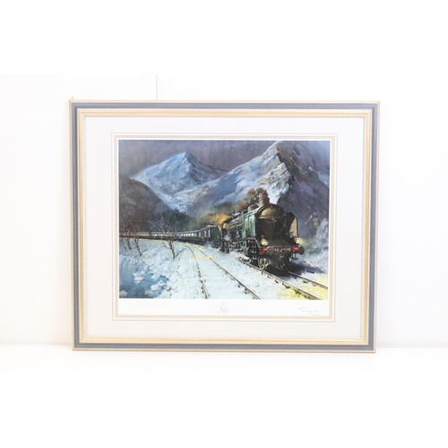 452 - Terence Cuneo - Two Signed Limited Edition Steam Train Prints titled ‘ The Great Western Railway Loc... 