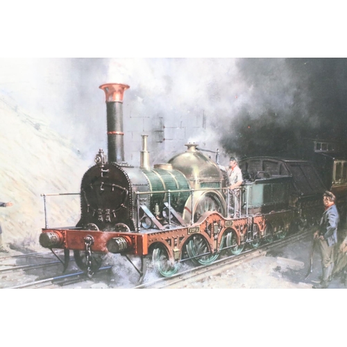 452 - Terence Cuneo - Two Signed Limited Edition Steam Train Prints titled ‘ The Great Western Railway Loc... 