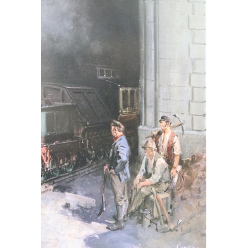 452 - Terence Cuneo - Two Signed Limited Edition Steam Train Prints titled ‘ The Great Western Railway Loc... 