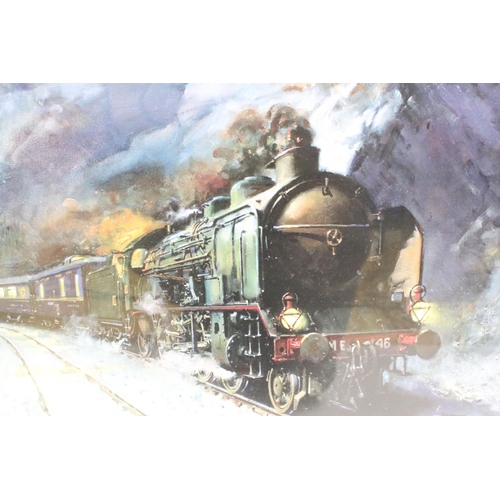 452 - Terence Cuneo - Two Signed Limited Edition Steam Train Prints titled ‘ The Great Western Railway Loc... 