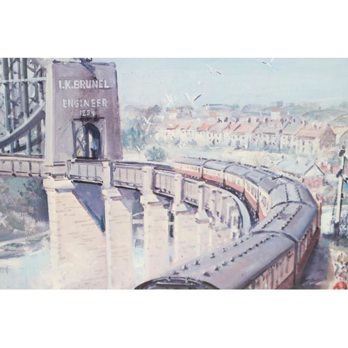 457 - Terence Cuneo - Two Limited Edition Steam Train Prints titled ‘ Autumn of Steam ‘ no. 365/850 and Si... 