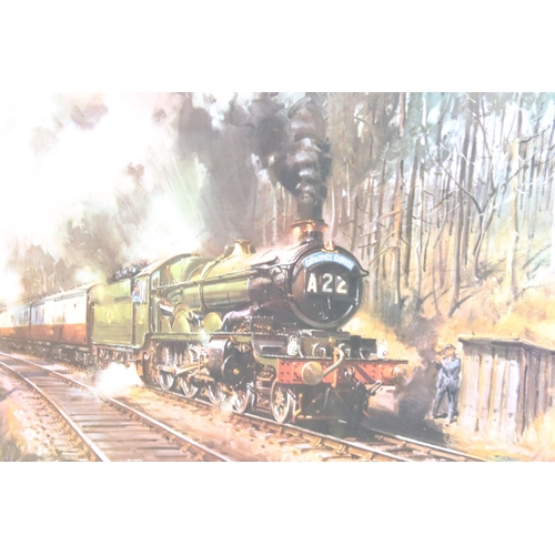 461 - Terence Cuneo - Three Limited Edition Steam Train Prints including Signed ‘ Clapham Junction ‘ no. 5... 