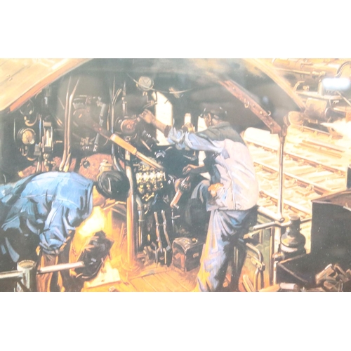 461 - Terence Cuneo - Three Limited Edition Steam Train Prints including Signed ‘ Clapham Junction ‘ no. 5... 