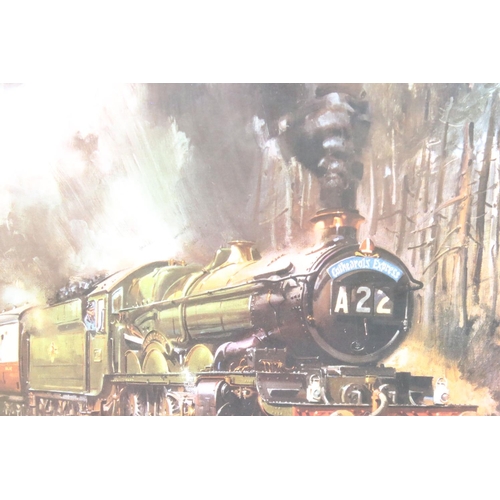 461 - Terence Cuneo - Three Limited Edition Steam Train Prints including Signed ‘ Clapham Junction ‘ no. 5... 