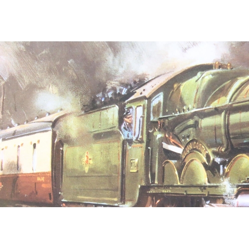 461 - Terence Cuneo - Three Limited Edition Steam Train Prints including Signed ‘ Clapham Junction ‘ no. 5... 