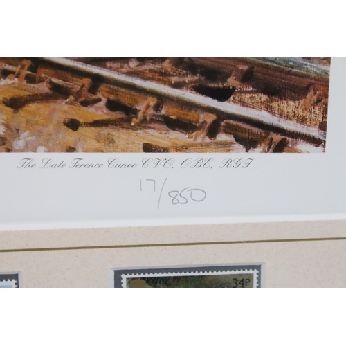 461 - Terence Cuneo - Three Limited Edition Steam Train Prints including Signed ‘ Clapham Junction ‘ no. 5... 