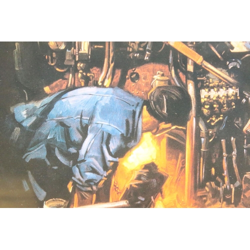 461 - Terence Cuneo - Three Limited Edition Steam Train Prints including Signed ‘ Clapham Junction ‘ no. 5... 