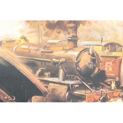 461 - Terence Cuneo - Three Limited Edition Steam Train Prints including Signed ‘ Clapham Junction ‘ no. 5... 