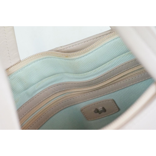 387 - Radley Leather Handbag in the signature ‘ Fun in the sun ‘’ design with dog tag and dust bag togethe... 