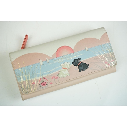 393 - Collection of Seven Radley Leather Wallets / Purses including ‘ London Burgh Island ‘ design, ‘ Appl... 
