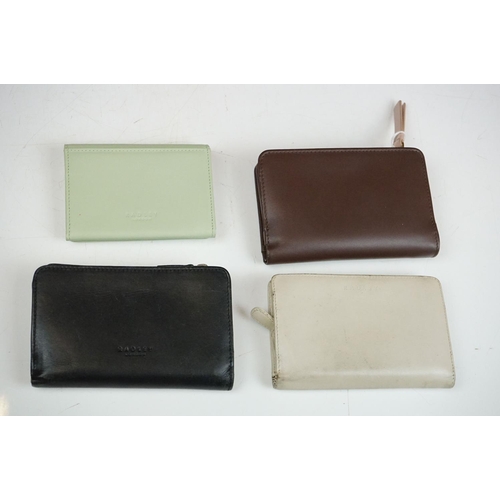 393 - Collection of Seven Radley Leather Wallets / Purses including ‘ London Burgh Island ‘ design, ‘ Appl... 