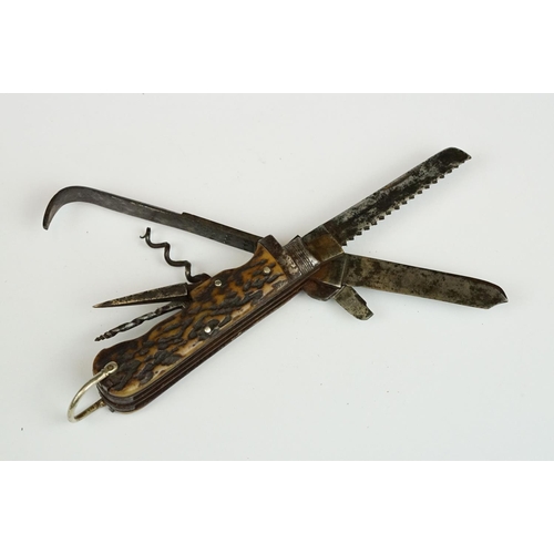 240 - 19th century Coachman's pocket knife c.1820-1850.