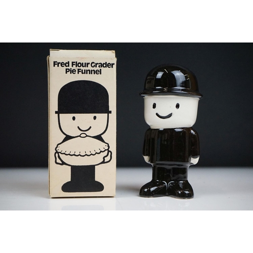 259 - A collection of Homepride Fred the Flour man figures to include a boxed flour grader together with a... 