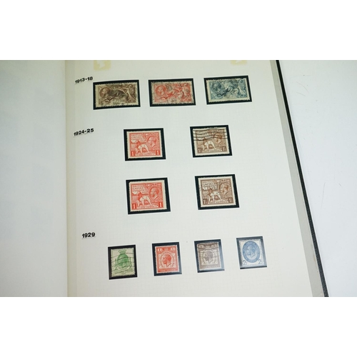 266A - A collection of of early British stamps contained within an album to include a good quantity of Vict... 