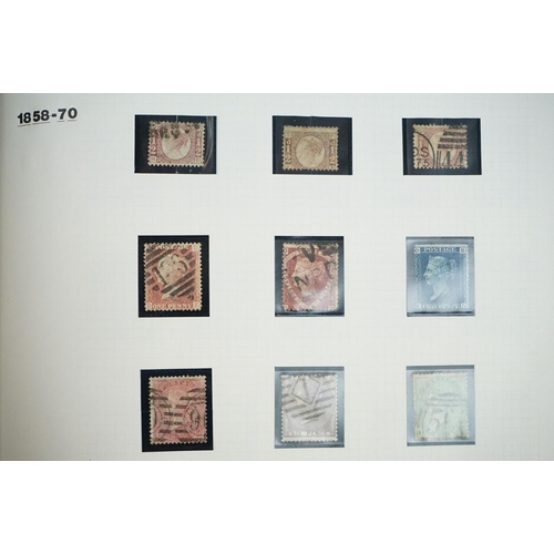 266A - A collection of of early British stamps contained within an album to include a good quantity of Vict... 