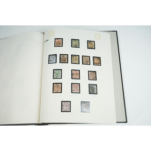 266A - A collection of of early British stamps contained within an album to include a good quantity of Vict... 