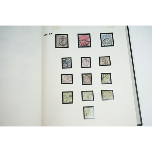 266A - A collection of of early British stamps contained within an album to include a good quantity of Vict... 