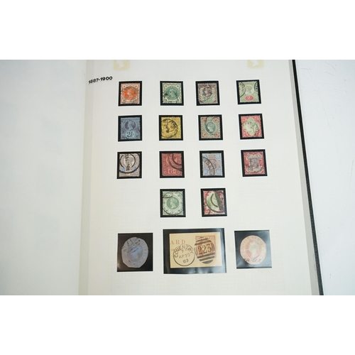 266A - A collection of of early British stamps contained within an album to include a good quantity of Vict... 