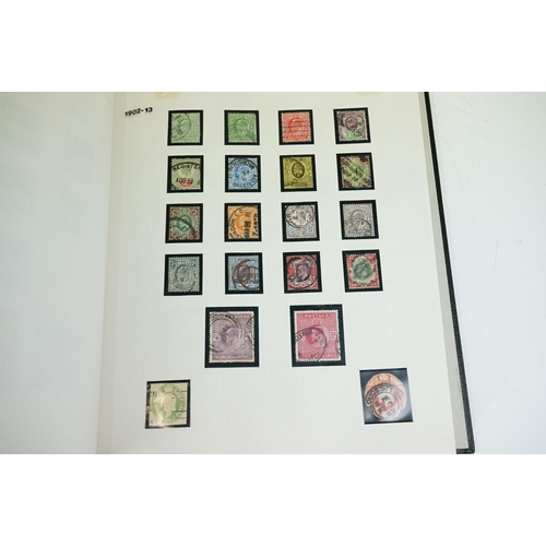 266A - A collection of of early British stamps contained within an album to include a good quantity of Vict... 