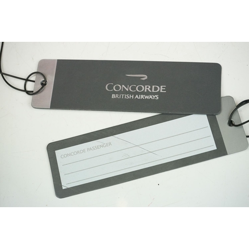 285 - A small group of Concorde collectables to include Corgi Models, keyring, safety card, menu, briefing... 