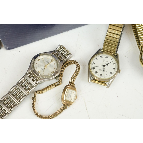 287 - A small collection of vintage wristwatches and watch parts.