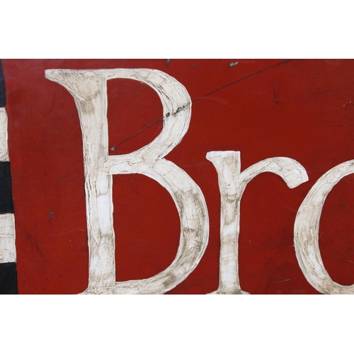 127 - Advertising - 'Brooke Bond Tea' hand painted sign, approx 75cm x 57cm