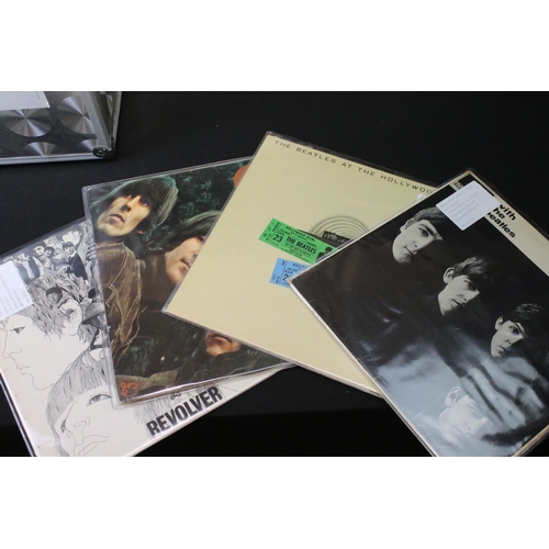 408 - Vinyl - 19 The Beatles & members LPs to include Please Please Me (4th press Stereo large Stereo on s... 