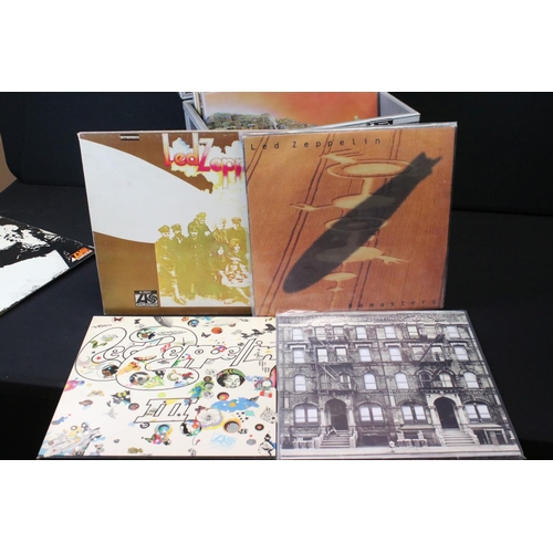 410 - Vinyl - 21 Led Zeppelin LPs spanning their career including some duplication.  At least Vg overall