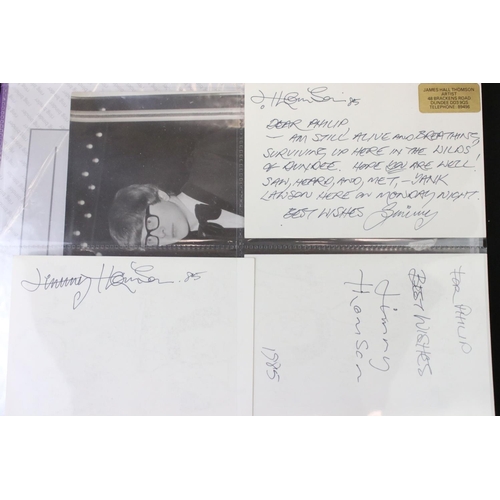 1002 - Memorabilia - Portfolio of sketches of The Beatles and personalities plus correspondence from the ar... 