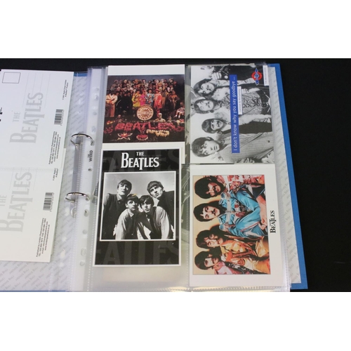 1003 - Memorabilia - Portfolio of Beatles photographs from their early years, mostly black and white, postc... 