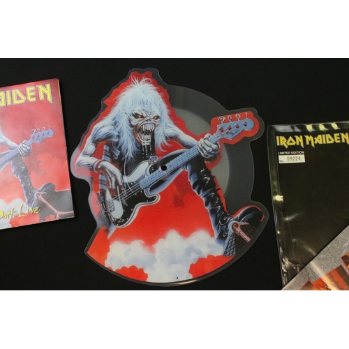 463A - Vinyl - 2 Iron Maiden pic discs plus a 7