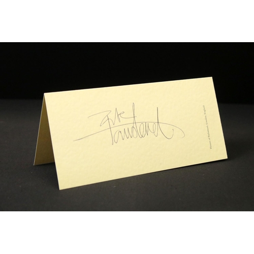 994 - Memorabilia & Autograph - Pete Townshend autograph signed to rear of a British Airways Club Europe m... 