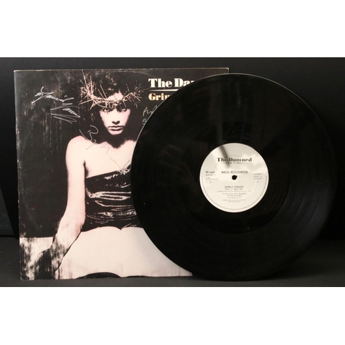 996 - Vinyl & Autographs - The Damned Grimly Fiendish 12