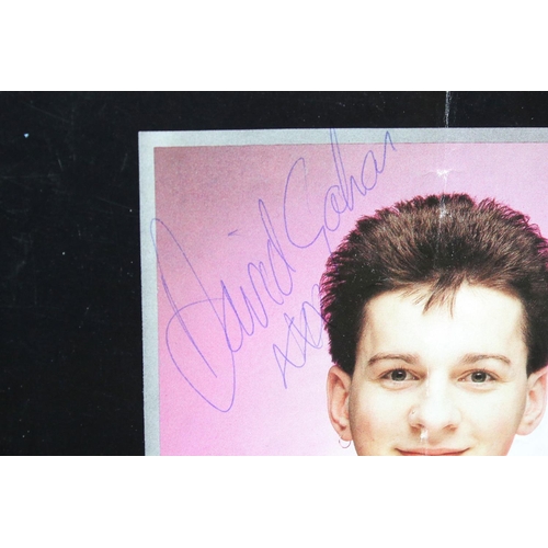 997 - Memorabilia & Autographs - Depeche Mode 1982 tour programme signed by all three members Dave Gahan, ... 