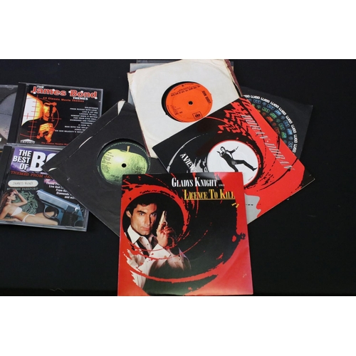 424A - Vinyl - Approx 30 Soundtrack LPs along with a few 7