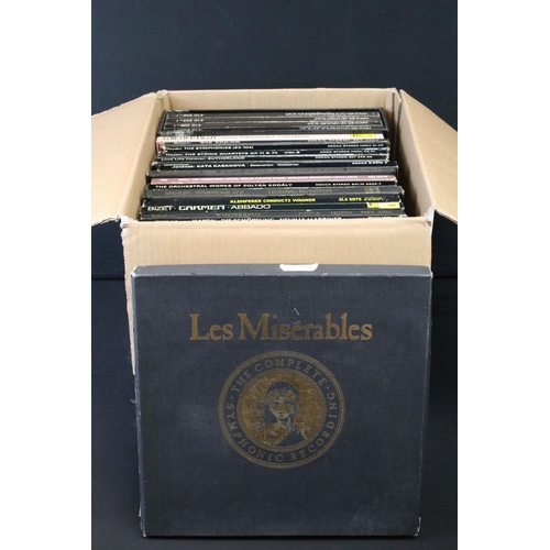 986 - Vinyl - 21 Classical box sets plus one LP to include Les Misérables: The Complete Symphonic Recordin... 