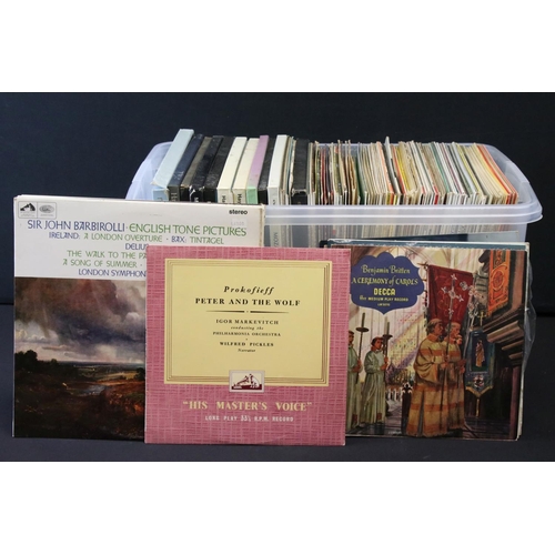 987 - Vinyl - Approx 100 Classical Albums and box sets including some stereo examples.  Labels include Dec... 